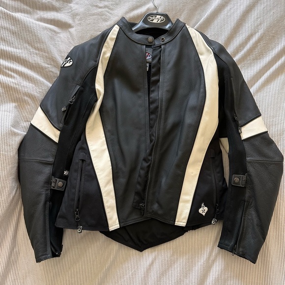 Women’s leather riding jacket - Picture 1 of 6